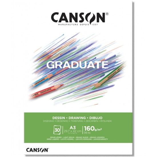 Canson Graduate Drawing 160 GSM 30 SHEETS